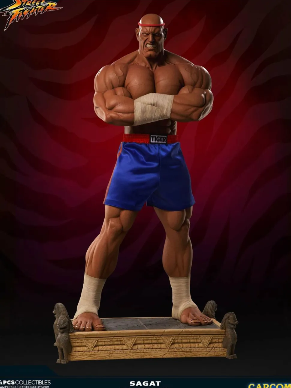 Street Fighter - Sagat Victory Exclusive 1/3 Scale Statue
