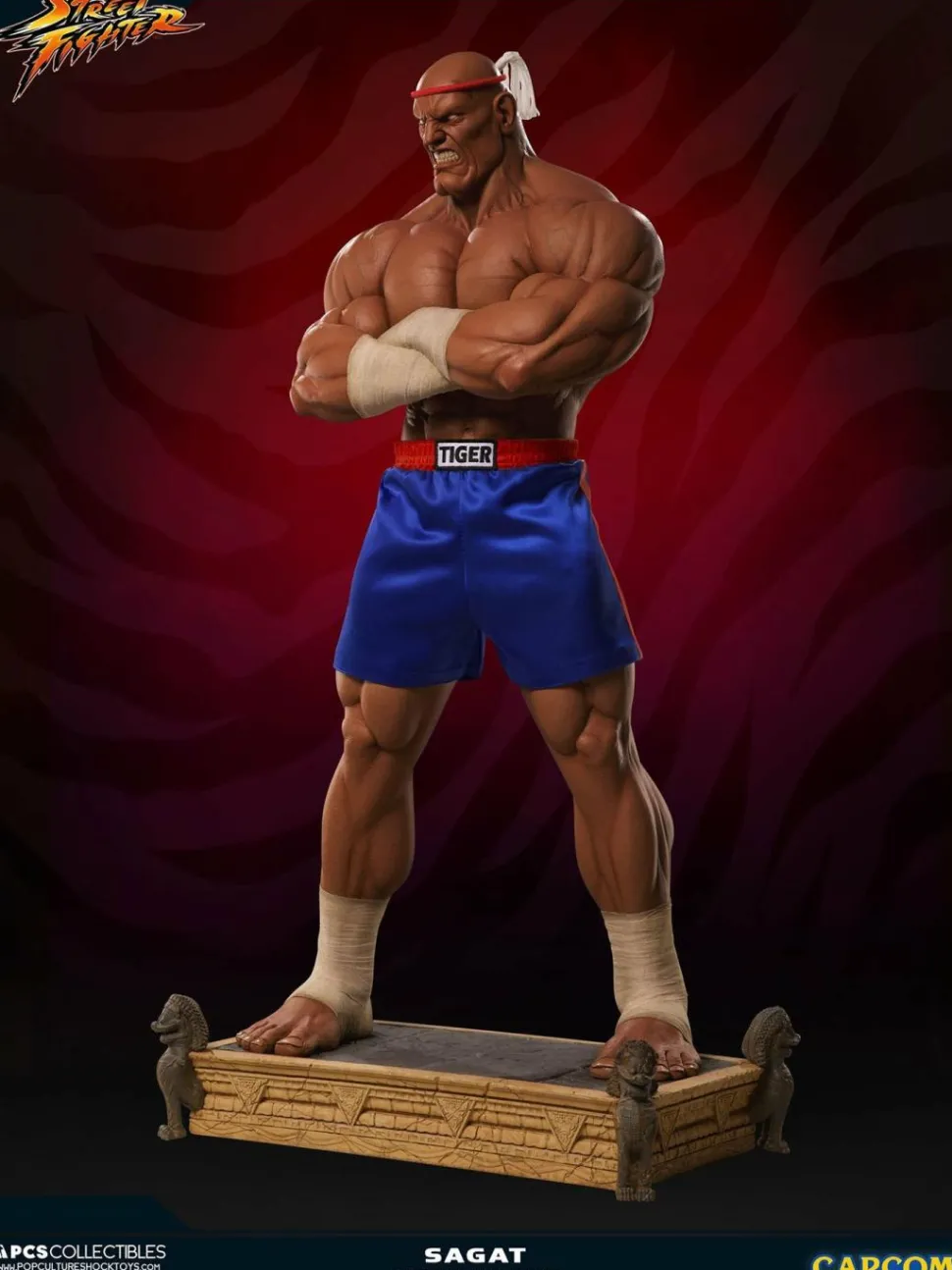 Street Fighter - Sagat Victory Exclusive 1/3 Scale Statue