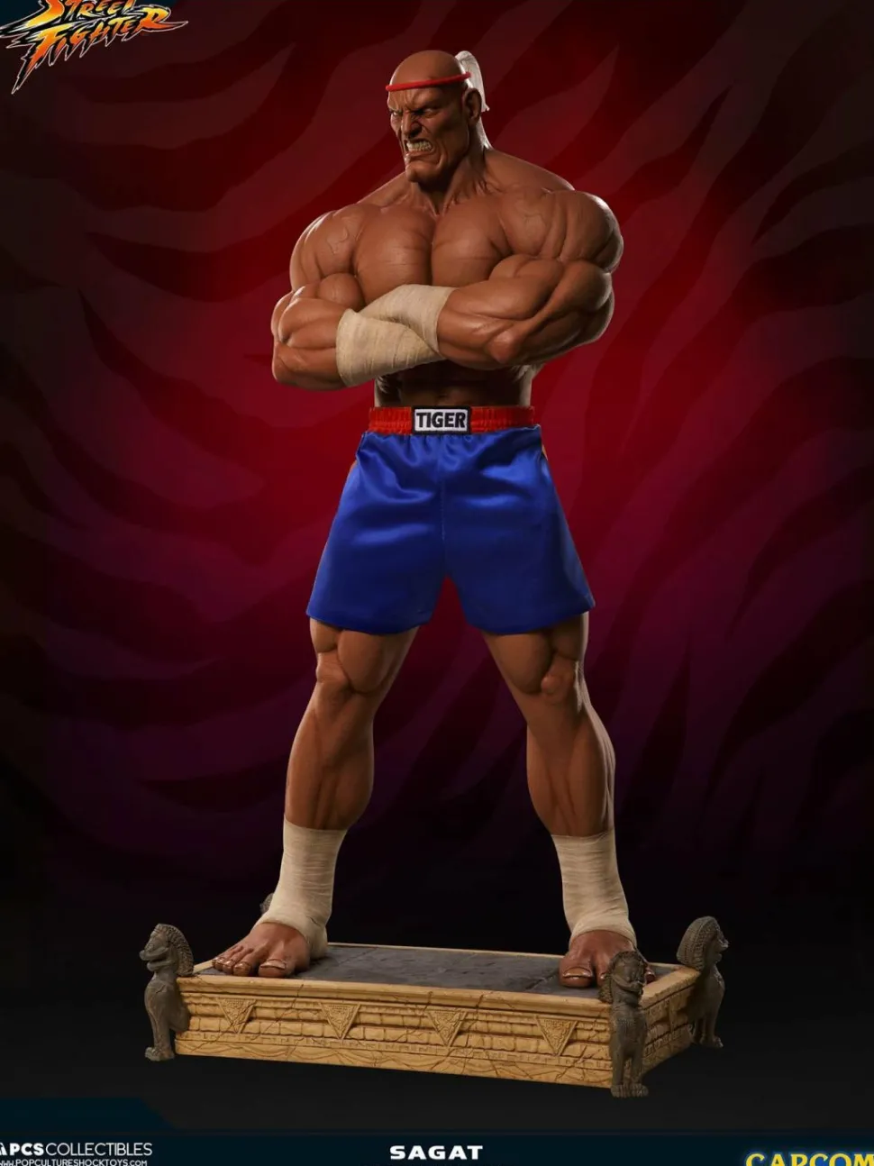 Street Fighter - Sagat Victory Exclusive 1/3 Scale Statue