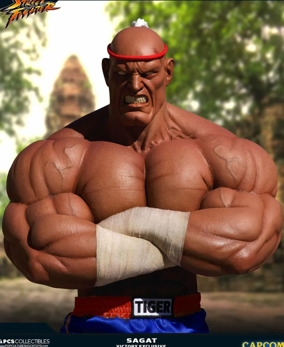 Street Fighter - Sagat Victory Exclusive 1/3 Scale Statue