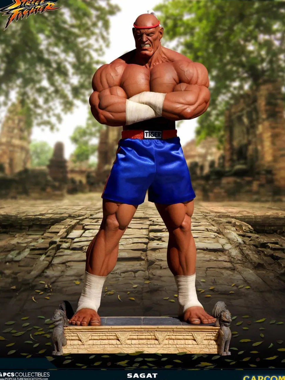 Street Fighter - Sagat Victory Exclusive 1/3 Scale Statue