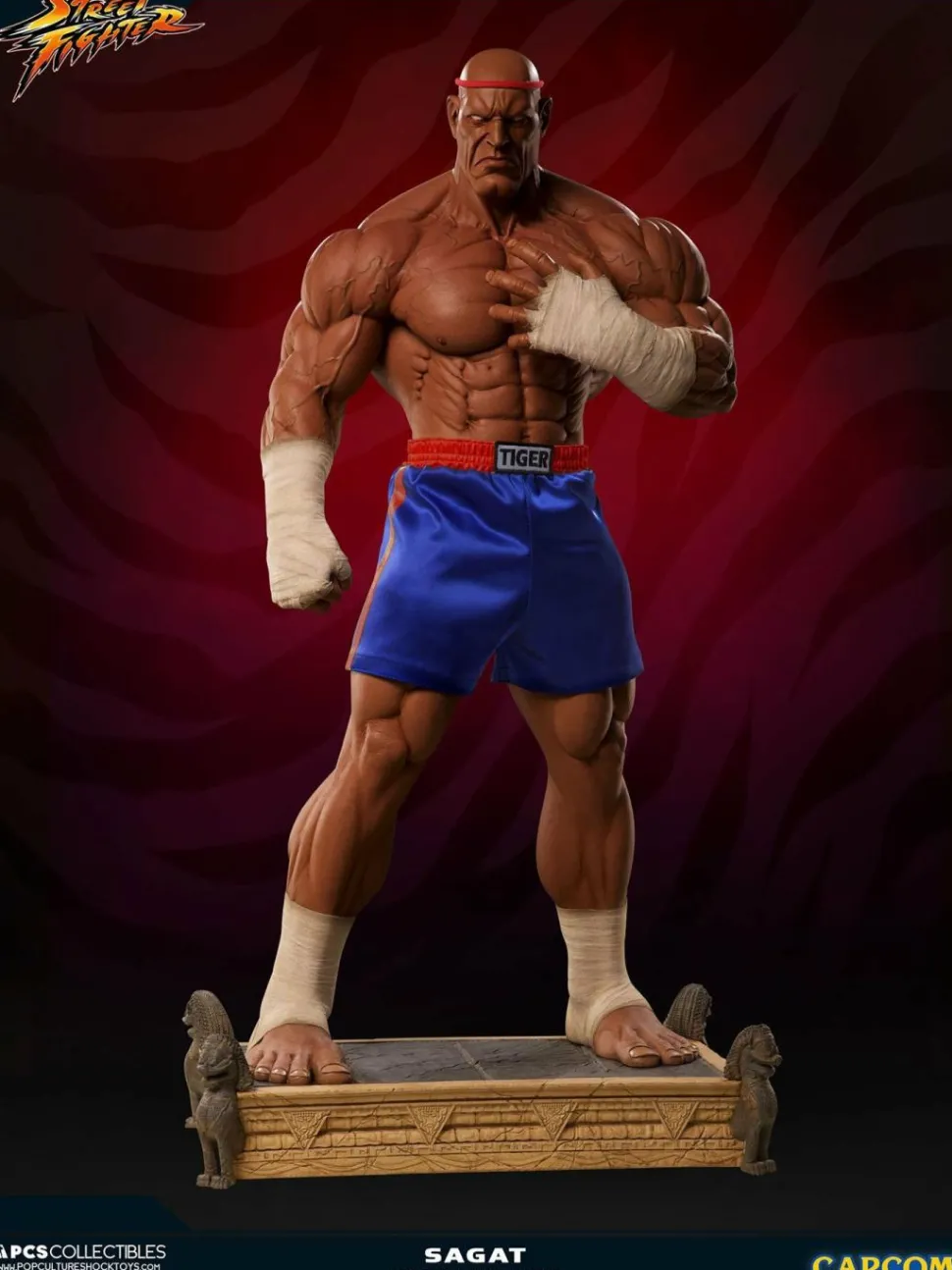Street Fighter - Sagat Victory Exclusive 1/3 Scale Statue