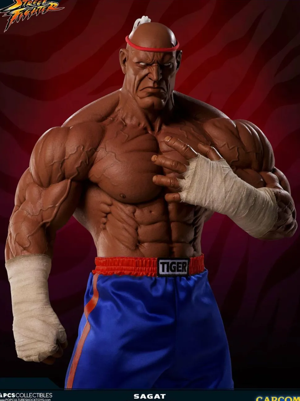 Street Fighter - Sagat Victory Exclusive 1/3 Scale Statue