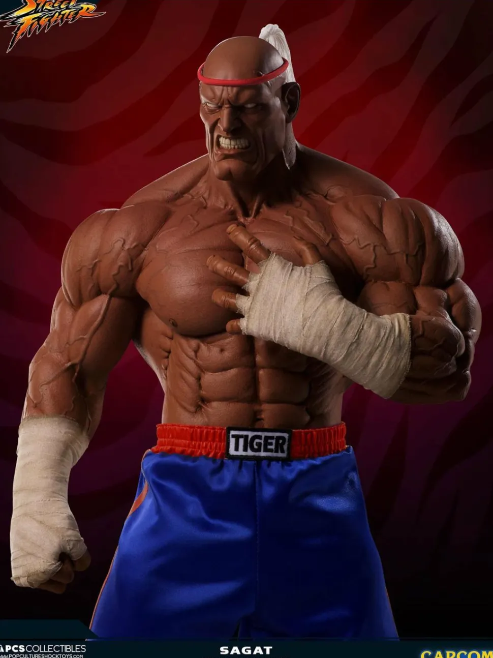 Street Fighter - Sagat Victory Exclusive 1/3 Scale Statue