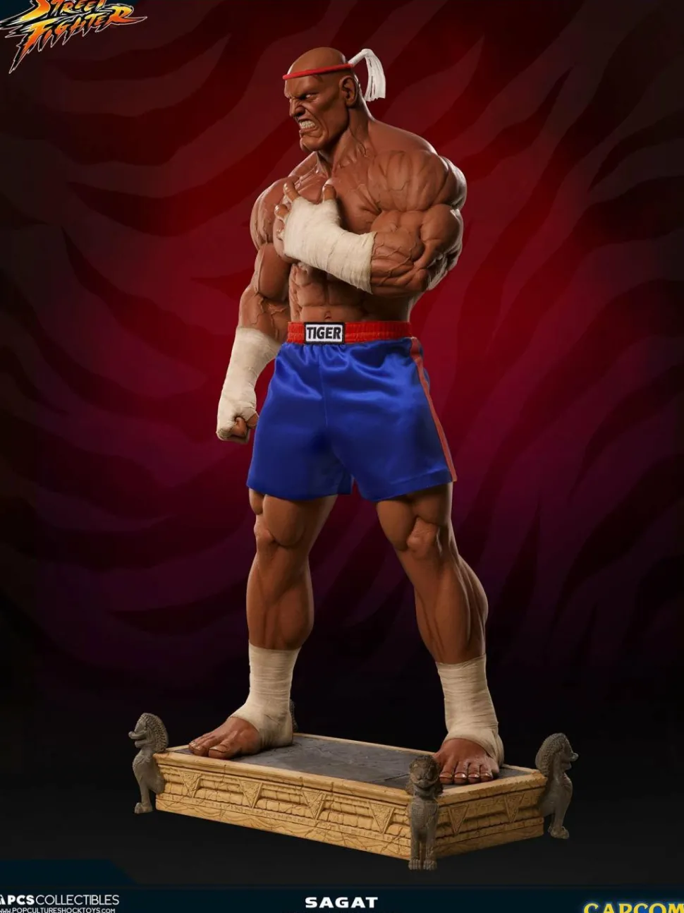 Street Fighter - Sagat Victory Exclusive 1/3 Scale Statue
