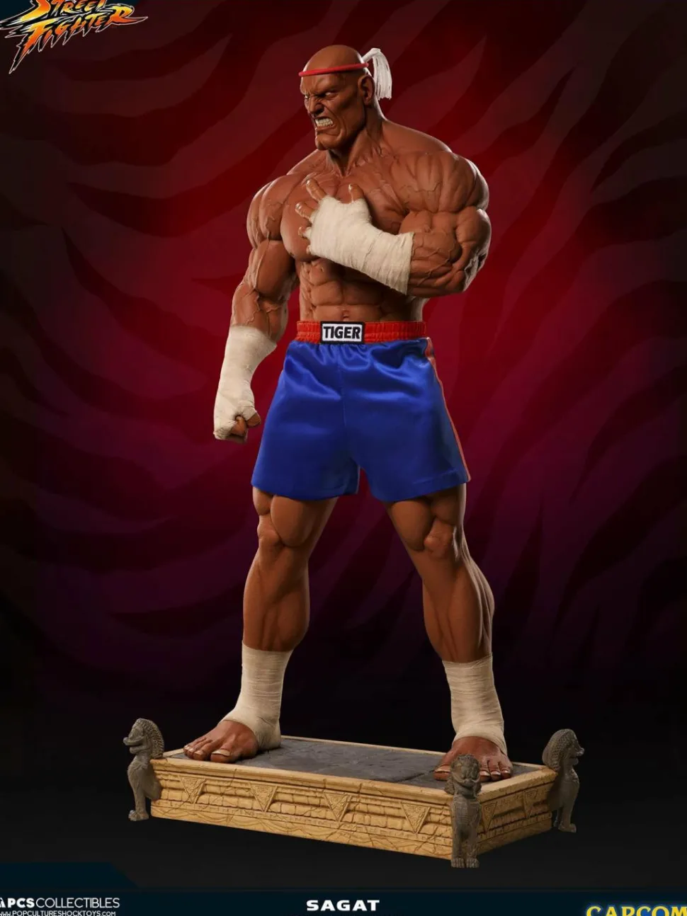 Street Fighter - Sagat Victory Exclusive 1/3 Scale Statue