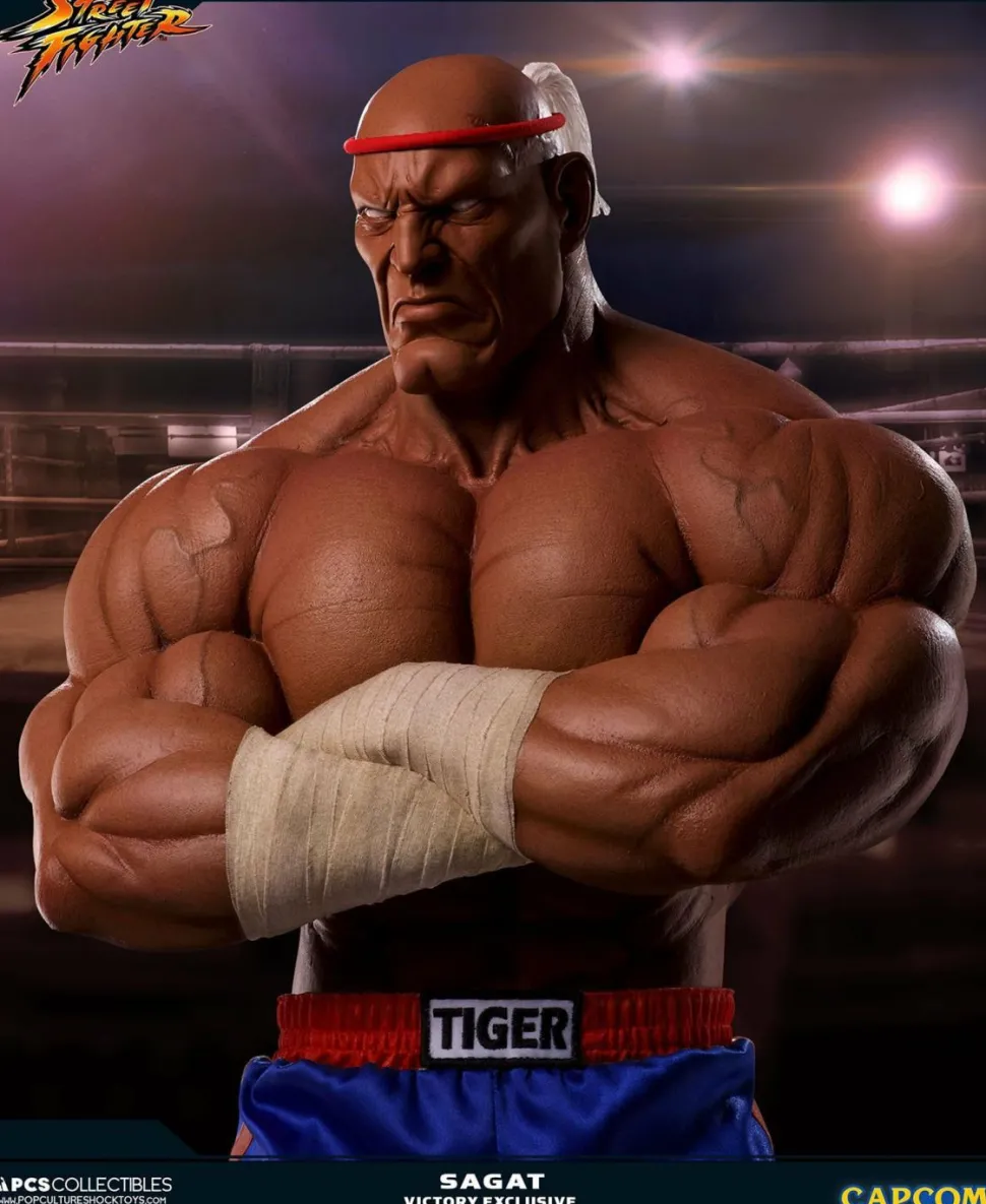 Street Fighter - Sagat Victory Exclusive 1/3 Scale Statue