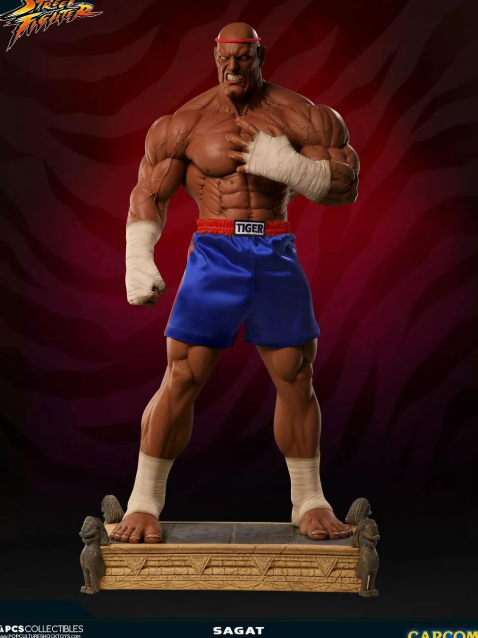 Street Fighter - Sagat Victory Exclusive 1/3 Scale Statue