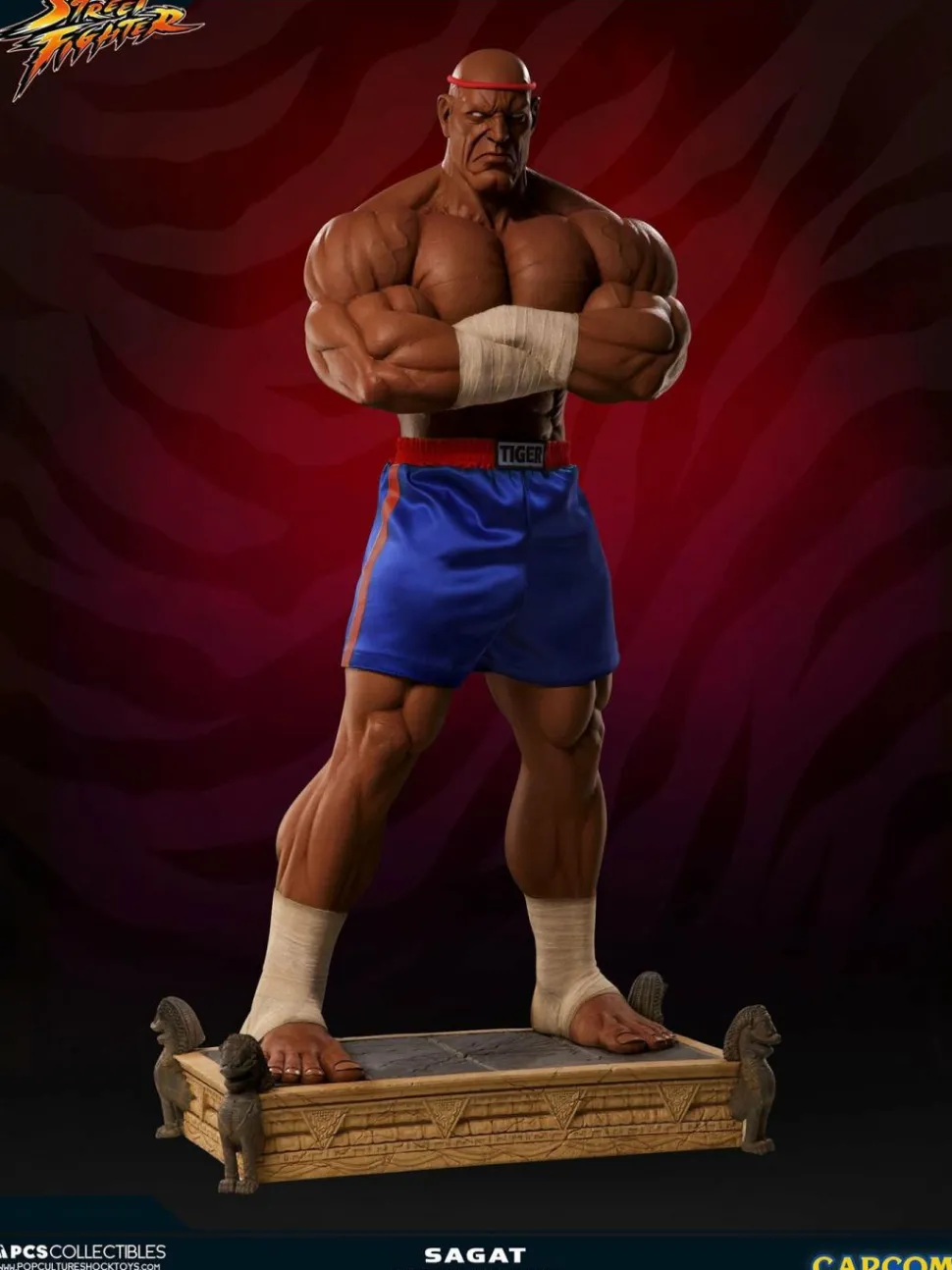 Street Fighter - Sagat Victory Exclusive 1/3 Scale Statue