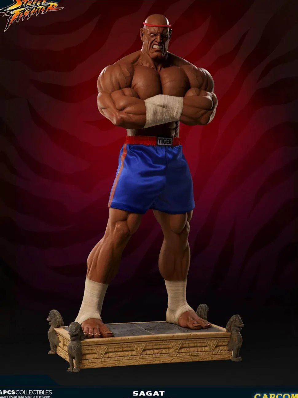 Street Fighter - Sagat Victory Exclusive 1/3 Scale Statue