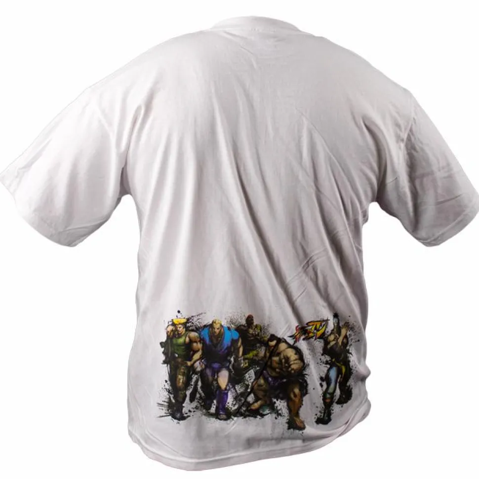 Street Fighter - Street Fighter 4 - Line Up White Male T-Shirt