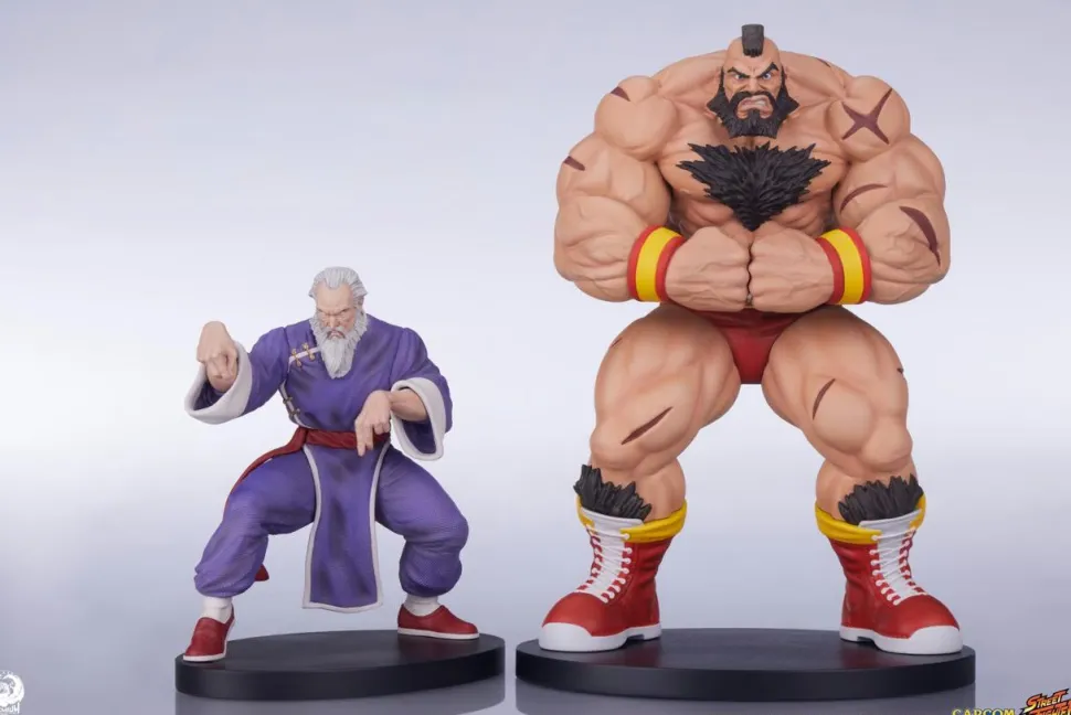 Street Fighter - Zangief & Gen 1/10th Scale Statue (Set of 2)