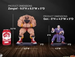 Street Fighter - Zangief & Gen 1/10th Scale Statue (Set of 2)