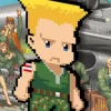 Street Fighter II - Guile FiGGYZ Pixel Art 4.3" PVC Magnet
