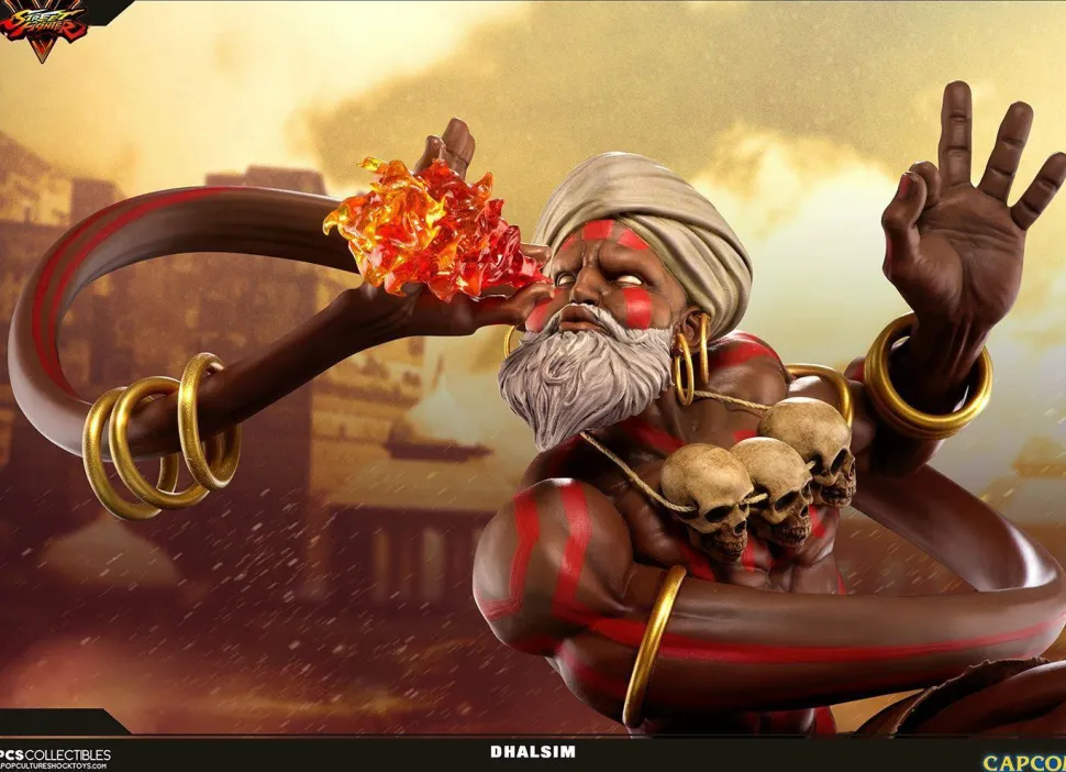 Street Fighter V - Dhalsim 1/4 Scale Ultra Statue