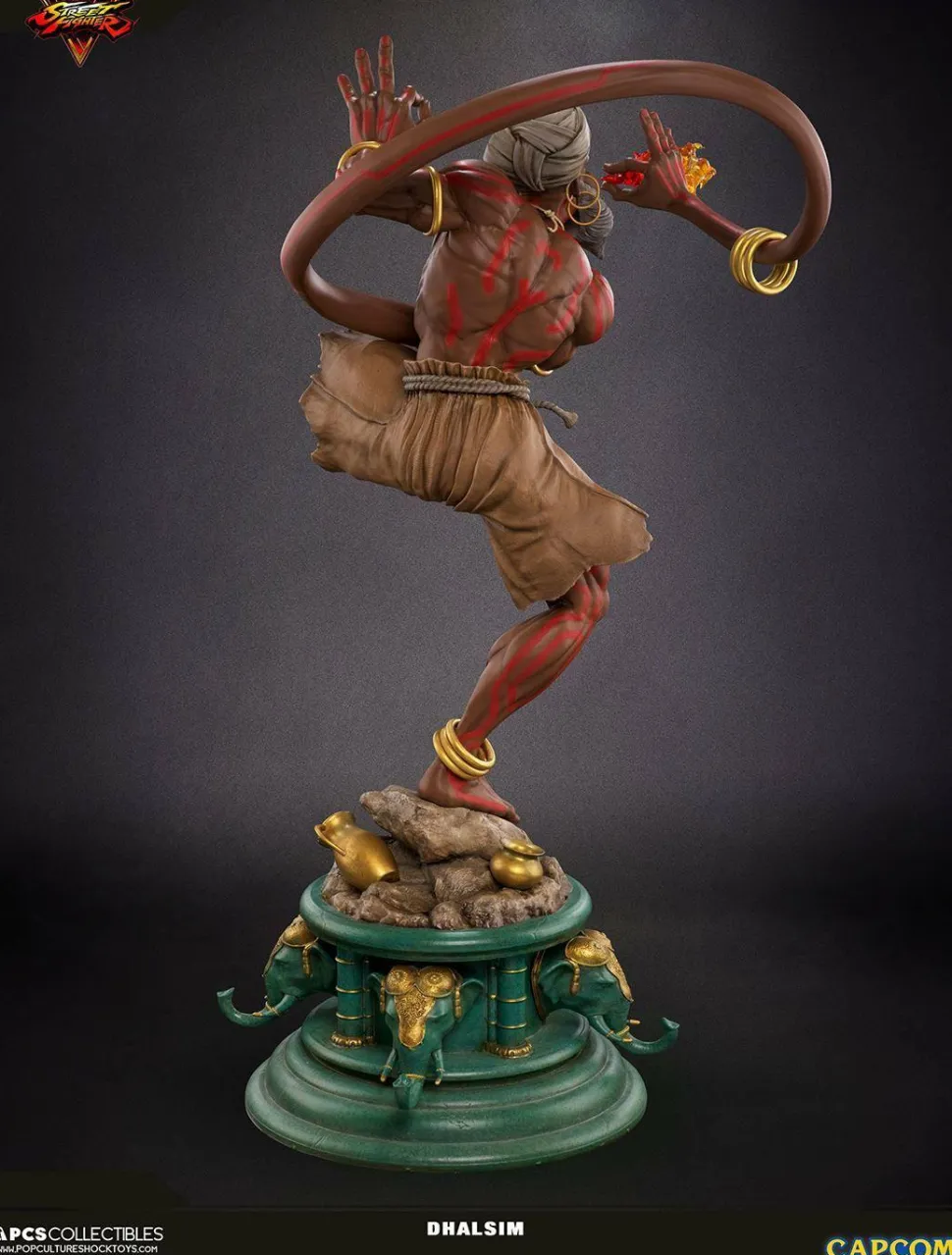 Street Fighter V - Dhalsim 1/4 Scale Ultra Statue