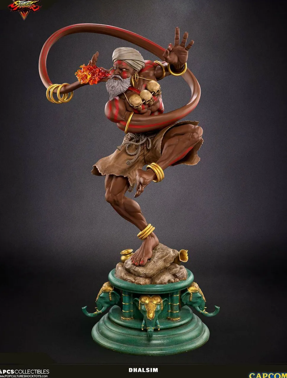 Street Fighter V - Dhalsim 1/4 Scale Ultra Statue