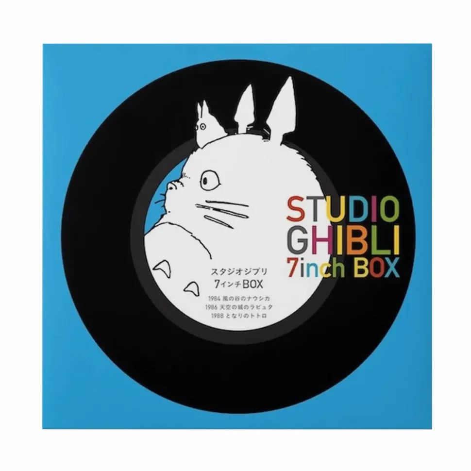 Studio Ghibli - Nausicaa of the Valley of the Wind, Castle in the Sky & My Neighbor Totoro 7” Singles Vinyl Record Box Set