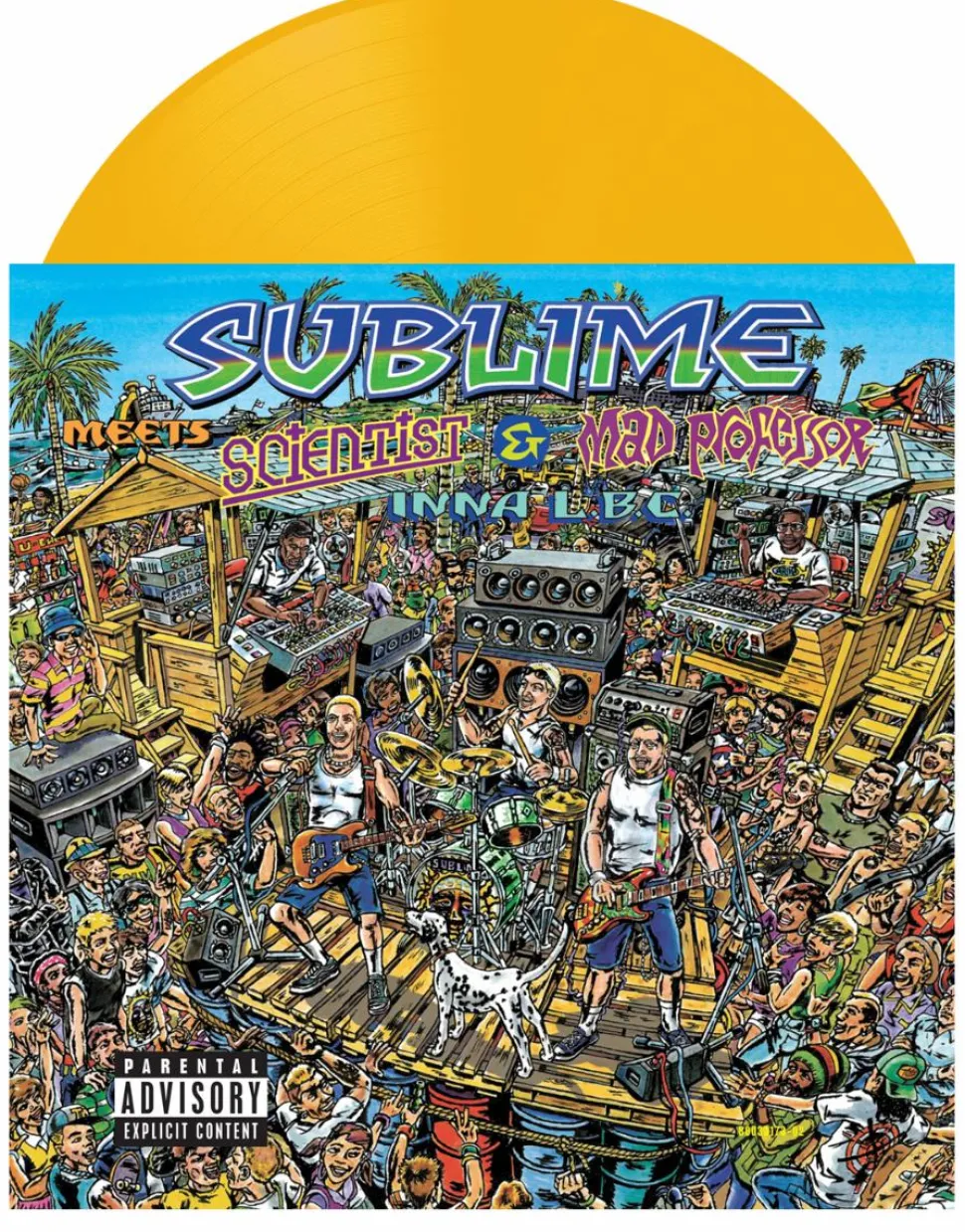 Sublime - Meets Scientist & Mad Professor LP Vinyl Record (2021 Record Store Day Exclusive Opaque Yellow Coloured Vinyl)