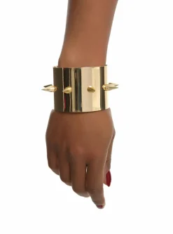 Suicide Squad - Harley Quinn Cosplay Spiked Gold Cuffs