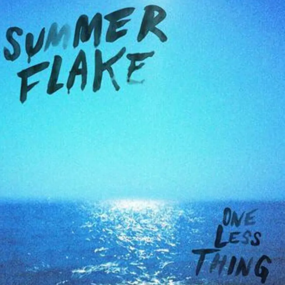 Summer Flake - One Less Thing LP Vinyl Record (Blue Coloured Vinyl)