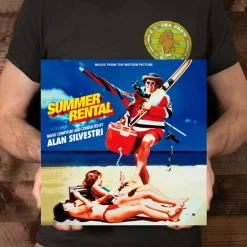 Summer Rental - Music from the Motion Picture by Alan Silvestri LP Vinyl Record (2023 Record Store Day Exclusive Frisbee Blue Coloured Vinyl)