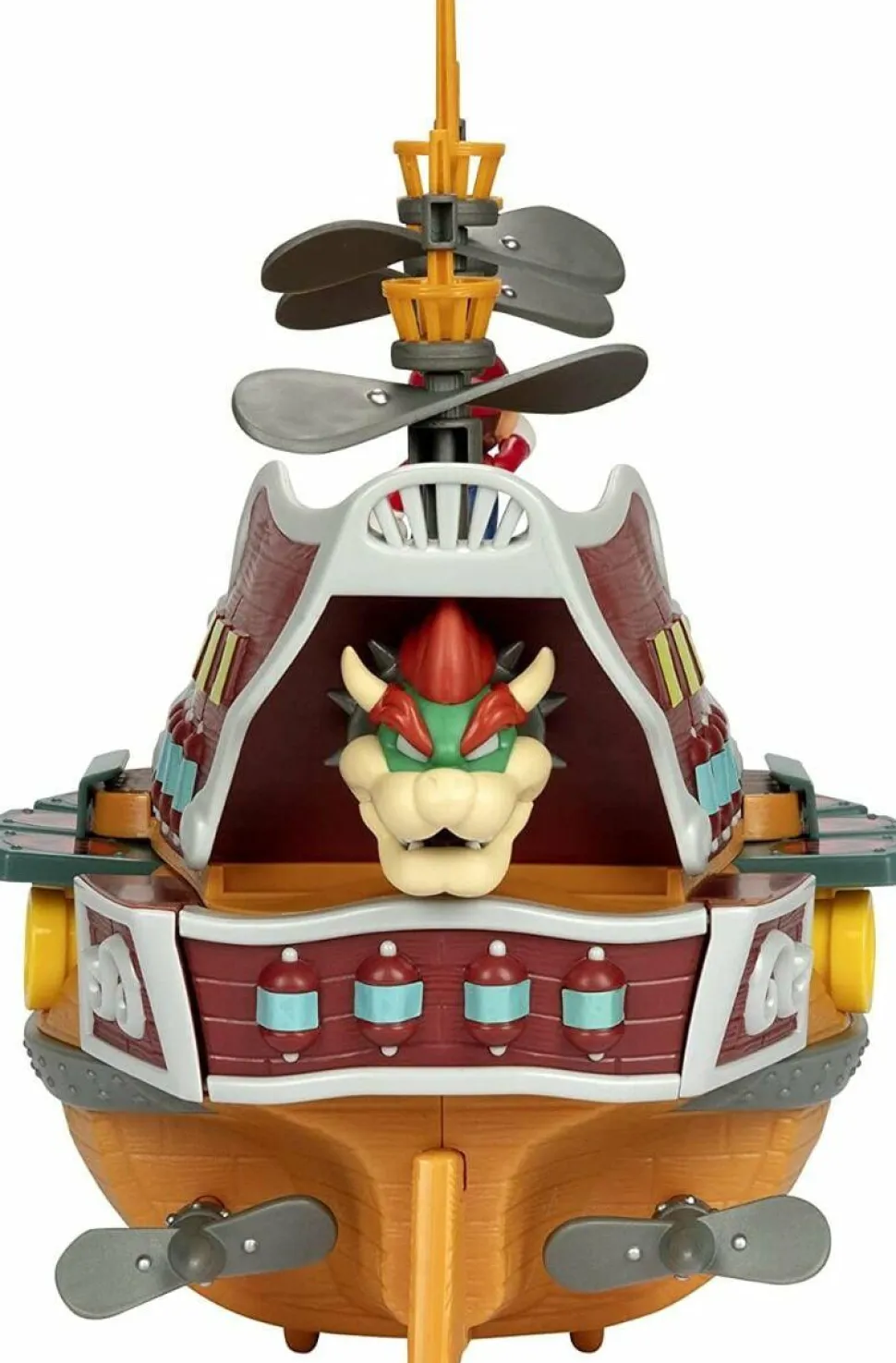 Super Mario - Bowser's Airship World of Nintendo Deluxe 15” Action Figure Playset