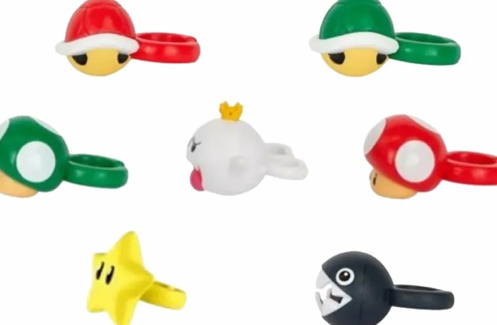 Super Mario - Collector Rings Blind Capsule Accessory (Display of 9)