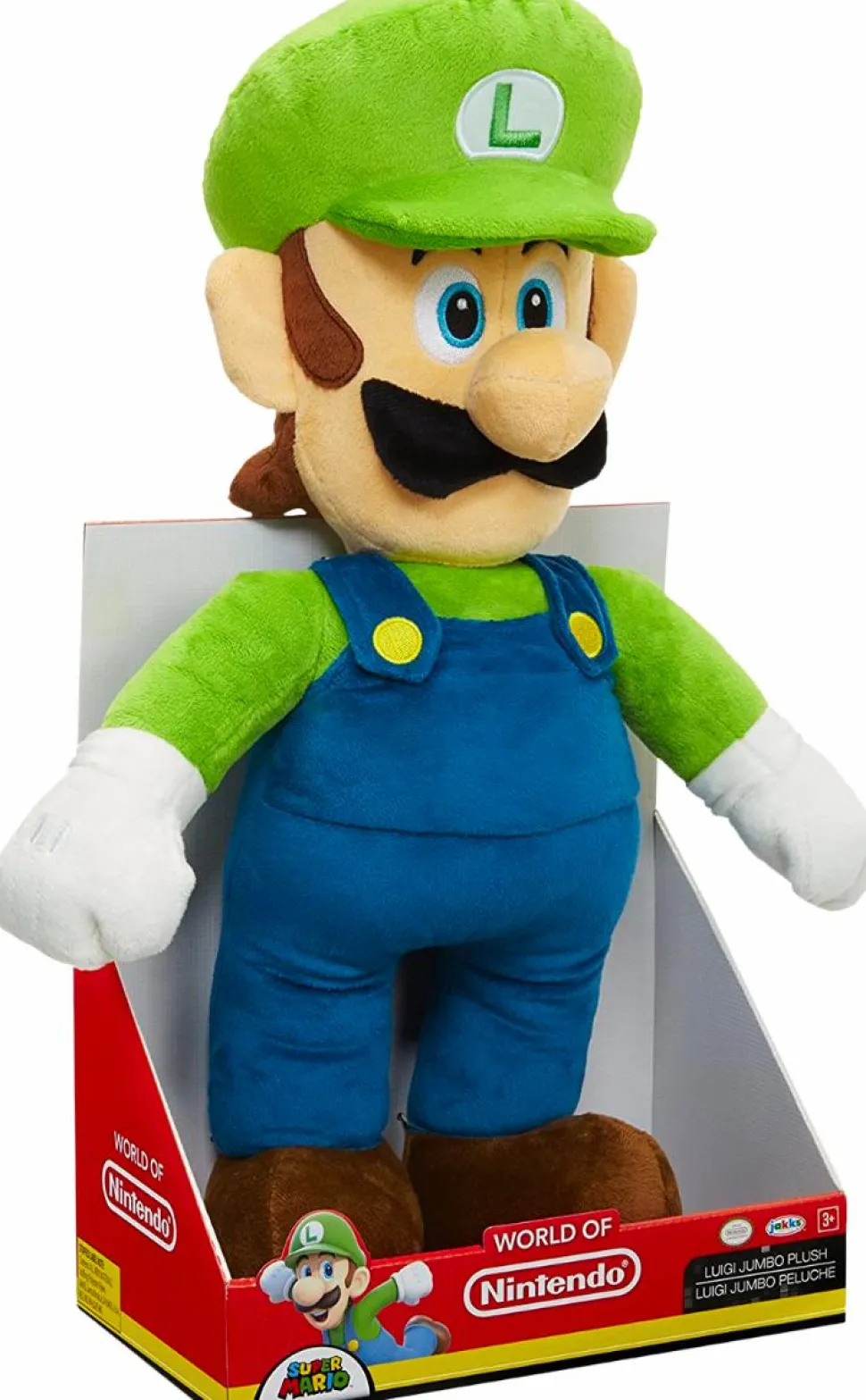 Super Mario - Luigi World of Nintendo 20” Jumbo Plush