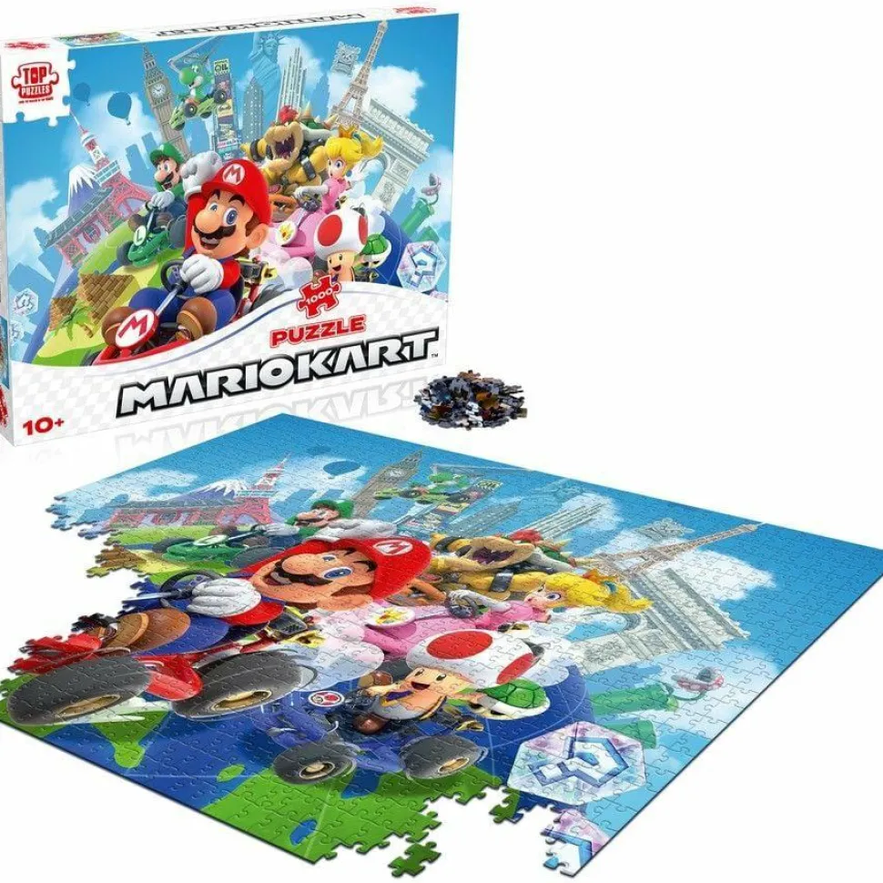 Super Mario - Mario Kart Around the World Jigsaw Puzzle (1000 Pieces)