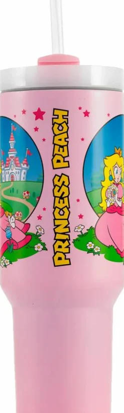 Super Mario - Princess Peach 40oz Insulated Tumbler