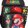 Super Mario - Super Mario Characters 16" Backpack 5-Piece Set