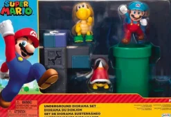 Super Mario - Underground Diorama World of Nintendo 2.5” Scale Mini Figure Playset
