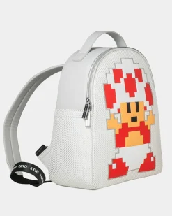 Super Mario Bros. - Toad 11” Faux Leather Mini Backpack