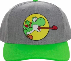 Super Mario Bros - Yoshi Pre-Curved Snapback Hat