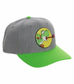 Super Mario Bros - Yoshi Pre-Curved Snapback Hat