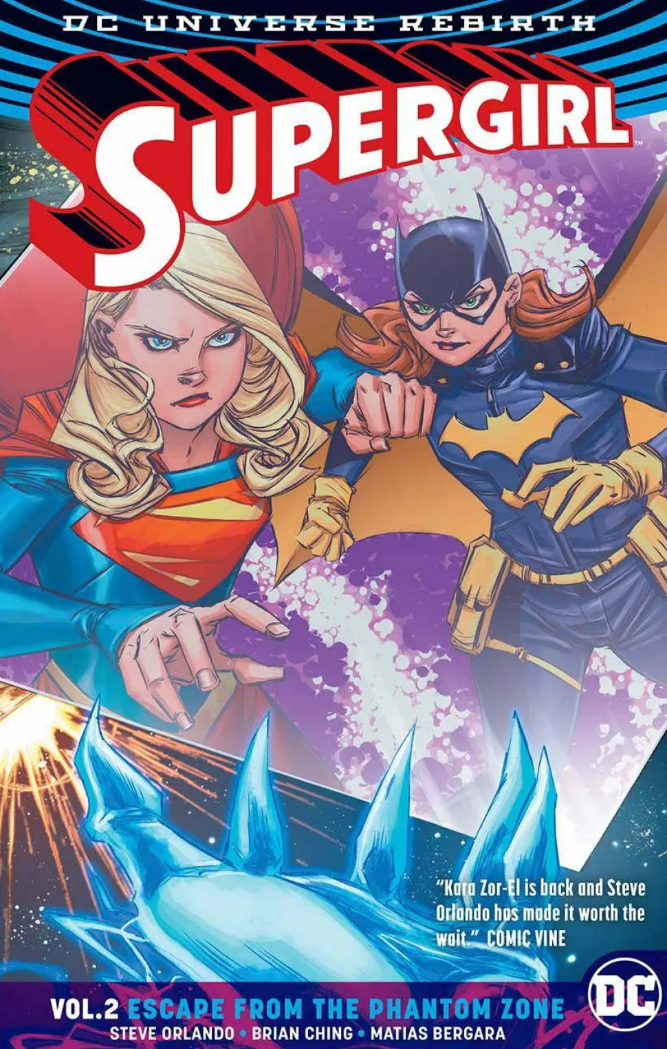 Supergirl - Rebirth Volume 02 Escape from the Phantom Zone Trade Paperback