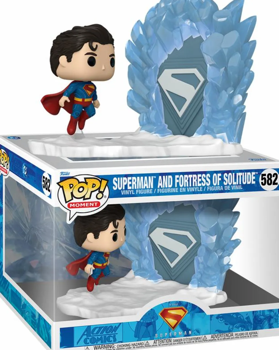 Superman (2025) - Superman & Fortress of Solitude Pop! Moment Vinyl Figure