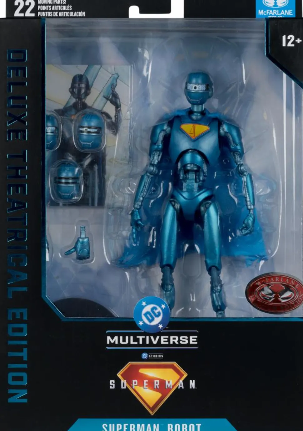 Superman (2025) - Superman Robot #4 Deluxe Theatrical Edition Red Platinum Edition 7" Scale Action Figure