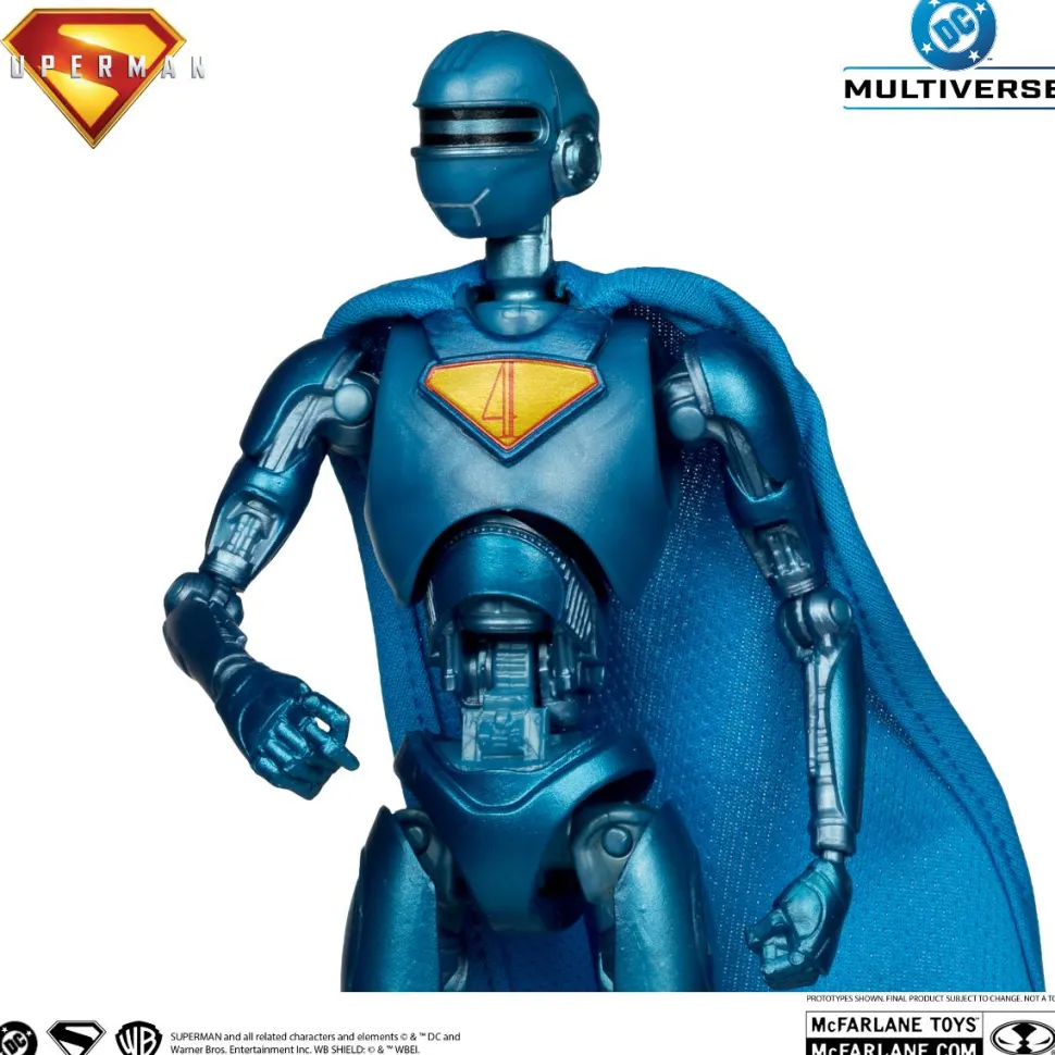 Superman (2025) - Superman Robot #4 Deluxe Theatrical Edition Red Platinum Edition 7" Scale Action Figure