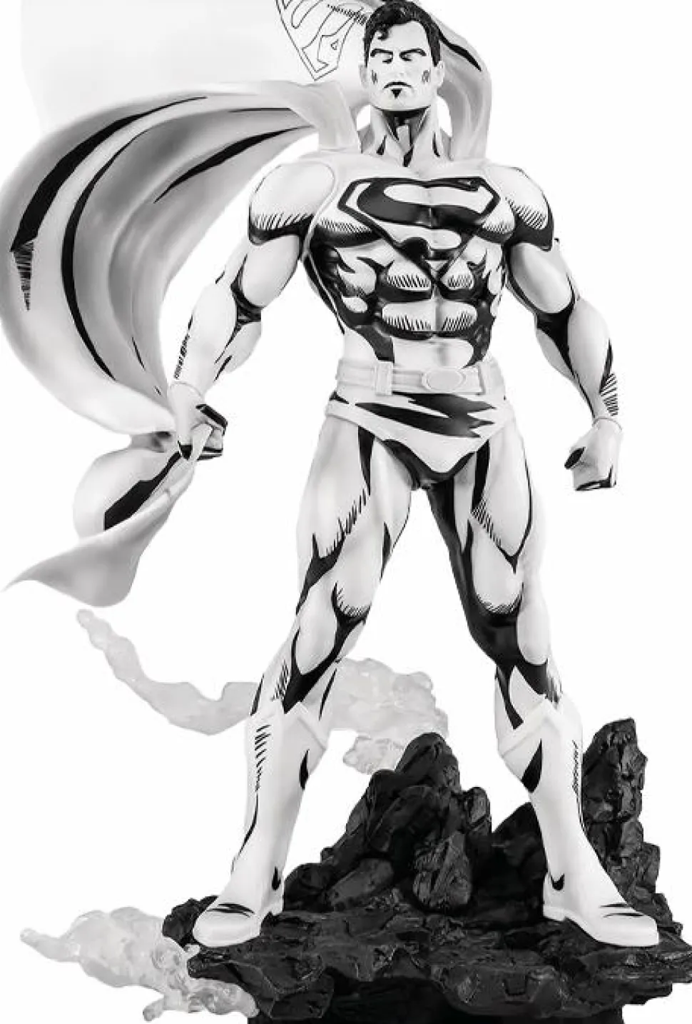 Superman - John Byrne's Superman Black & White Version 1/8th Scale PVC Statue