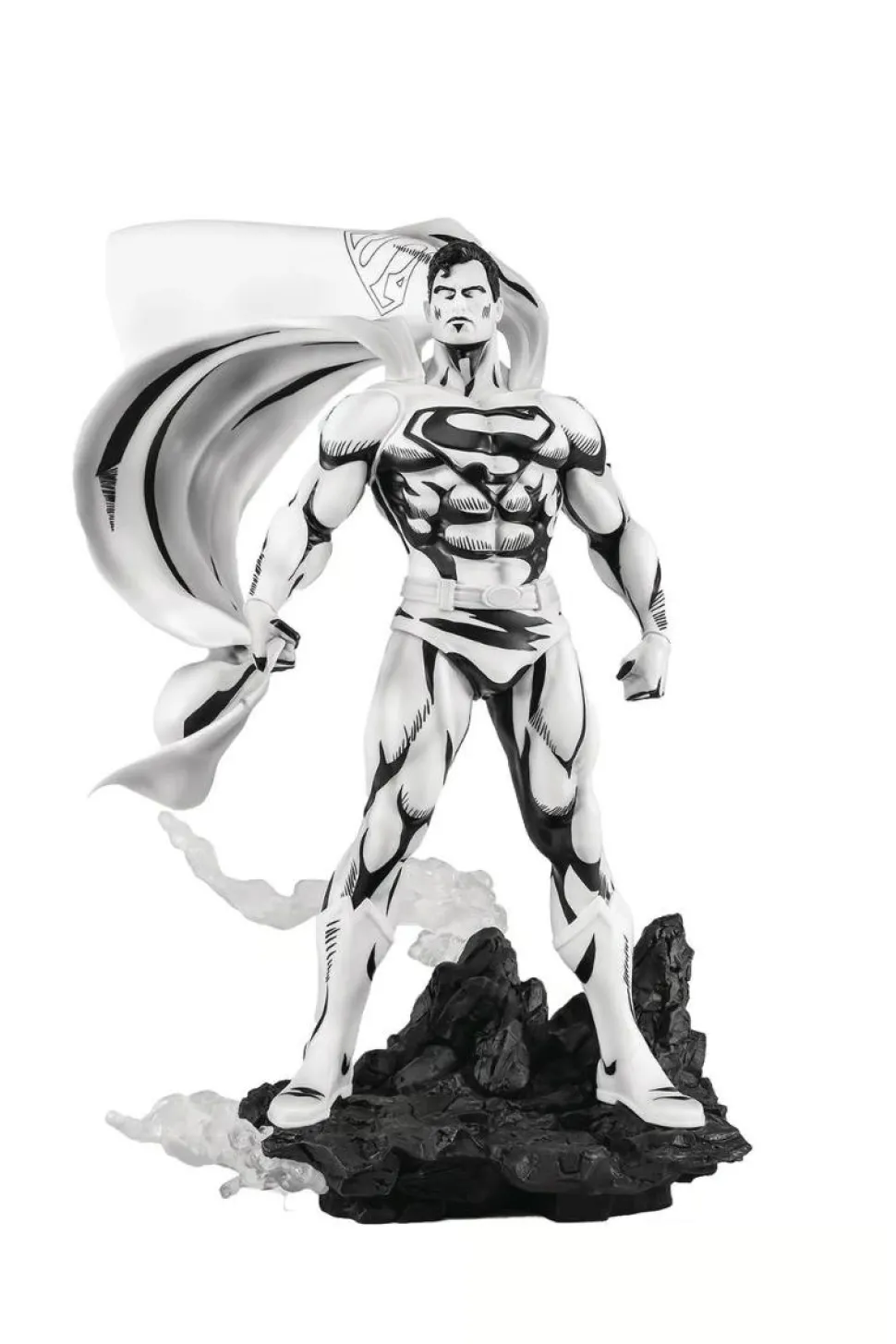 Superman - John Byrne's Superman Black & White Version 1/8th Scale PVC Statue