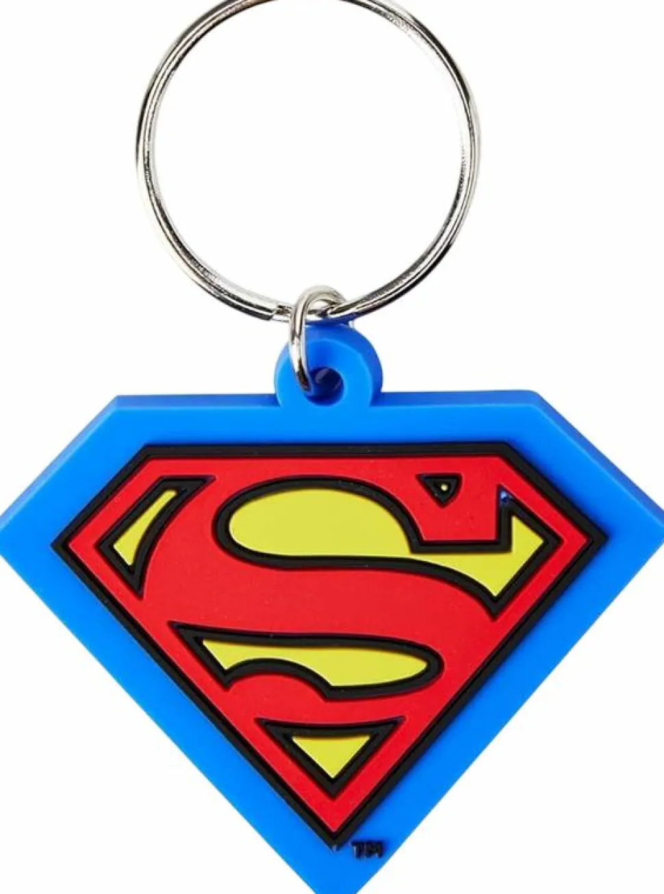 Superman - Logo Rubber Keychain