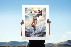 Superman - Power Girl Fine Art Print by Kendrick Lim