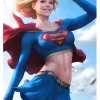 Superman - Supergirl Premium Fine Art Print by Stanley 'Artgerm' Lau