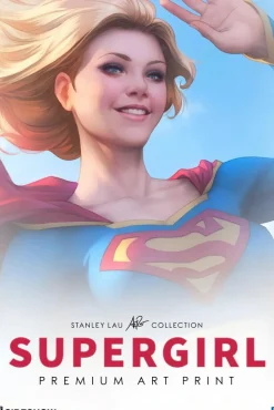 Superman - Supergirl Premium Fine Art Print by Stanley 'Artgerm' Lau