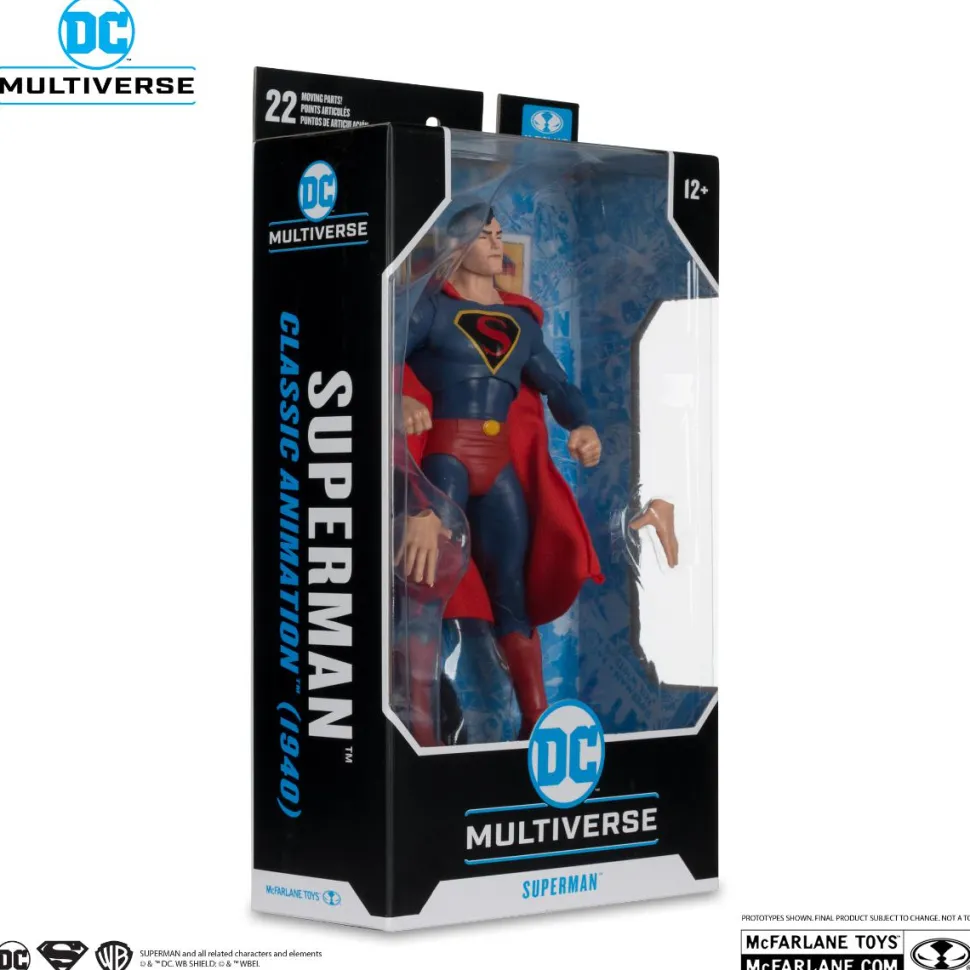 Superman - Superman (1940 Classic Fleischer Animation) DC Multiverse 7" Scale Action Figure