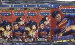 Superman - Superman / Wonder Woman Heroclix Booster Brick with Colossal Super Booster (9 Packs)