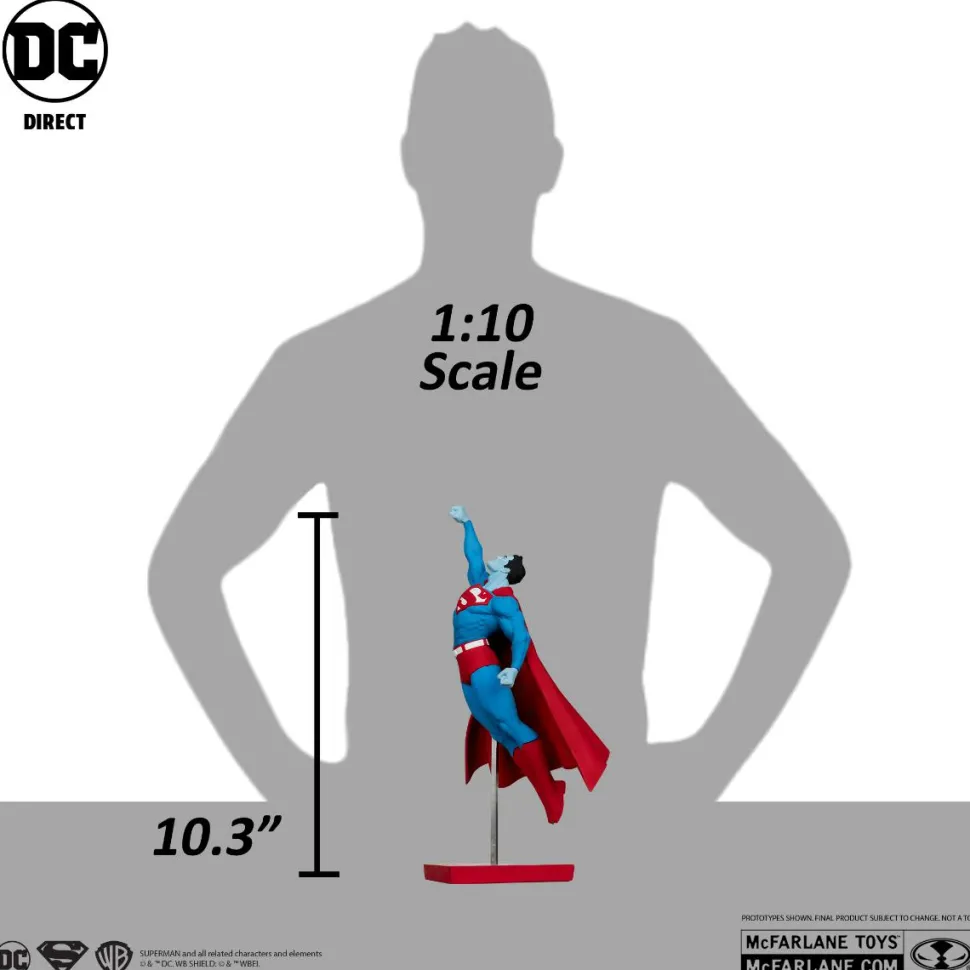 Superman - Superman by Gary Frank (Superman Red & Blue) 1/10th Scale Statue