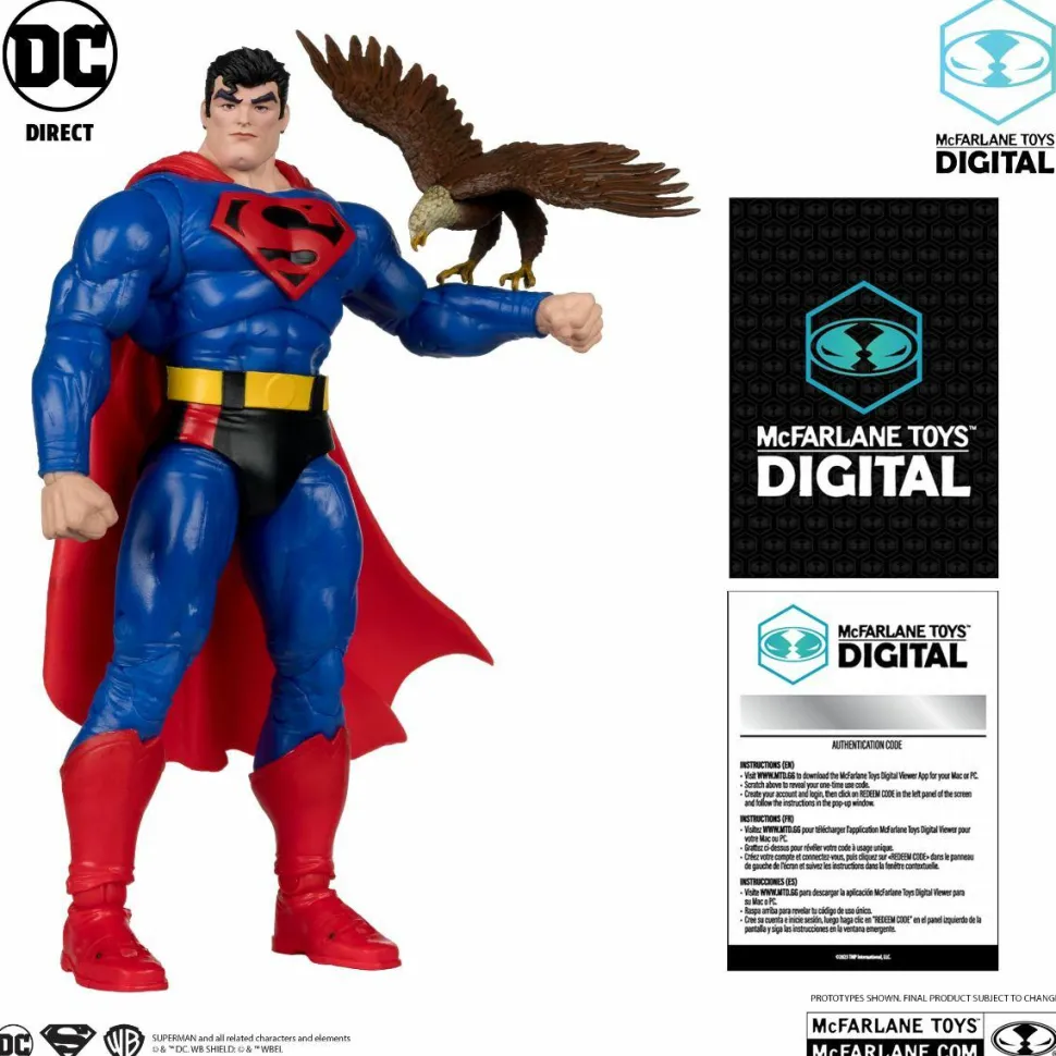 Superman - Superman (Our Worlds At War) DC Multiverse Mcfarlane Toys Digital 7" Scale Action Figure
